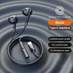 High Sound Quality Headset, Type-C Jack